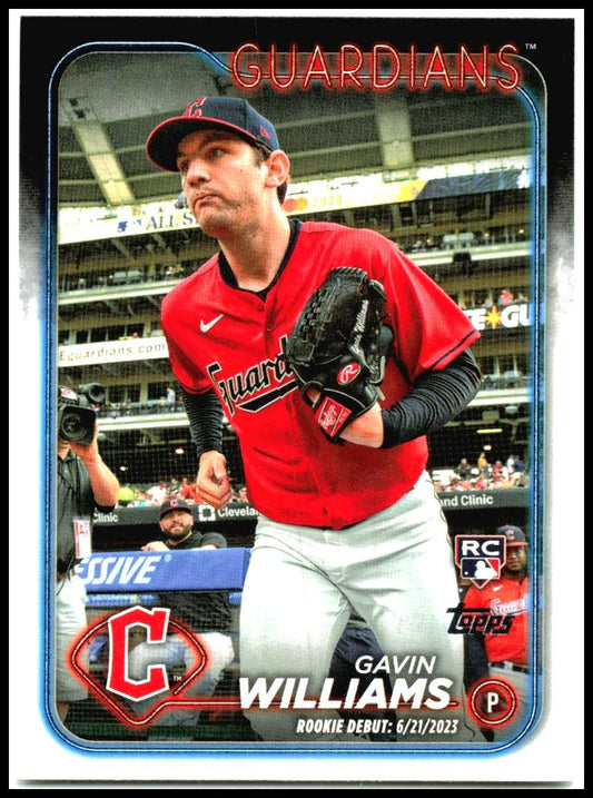 2024 Topps Update #US294 Gavin Williams Cleveland Guardians
