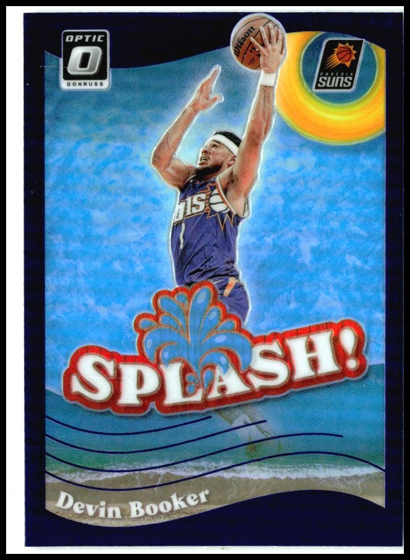 2023-24 Donruss Optic Splash Purple #2 Devin Booker Phoenix Suns