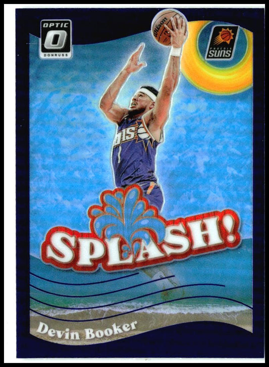 2023-24 Donruss Optic Splash Purple #2 Devin Booker Phoenix Suns