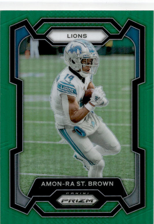 2023 Panini Prizm Green #96 Amon-Ra St. Brown Detroit Lions