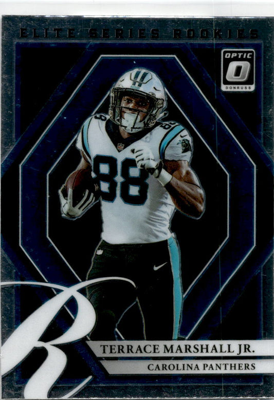 2021 Donruss Optic Elite Series #ESR-14 Terrace Marshall Jr. RC Carolina Panther