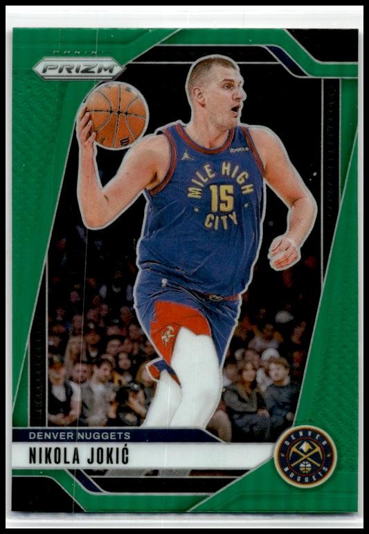 2024-25 Panini Prizm Geen #129 Nikola Jokic Denver Nuggets