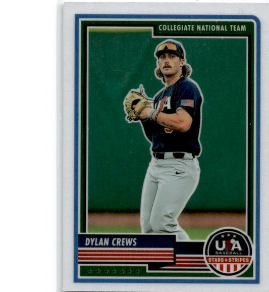 2023 Panini Stars & Stripes USA Baseball #86 Dylan Crews Washington Nationals