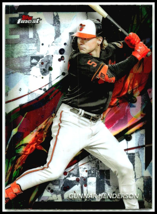 2024 Finest #36 Gunnar Henderson Baltimore Orioles