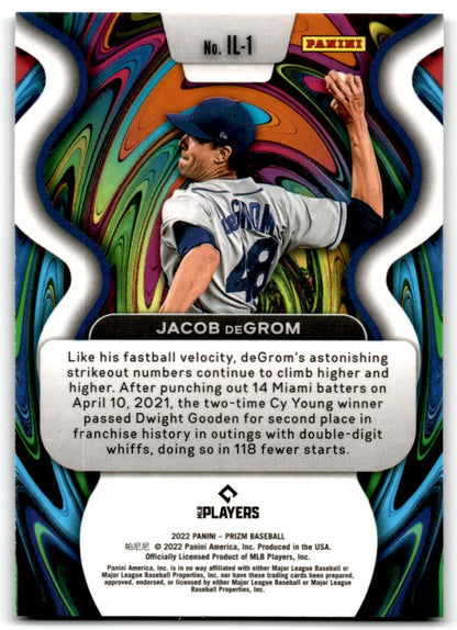 2022 Panini Prizm Illumination Jacob deGrom New York Mets #IL-1