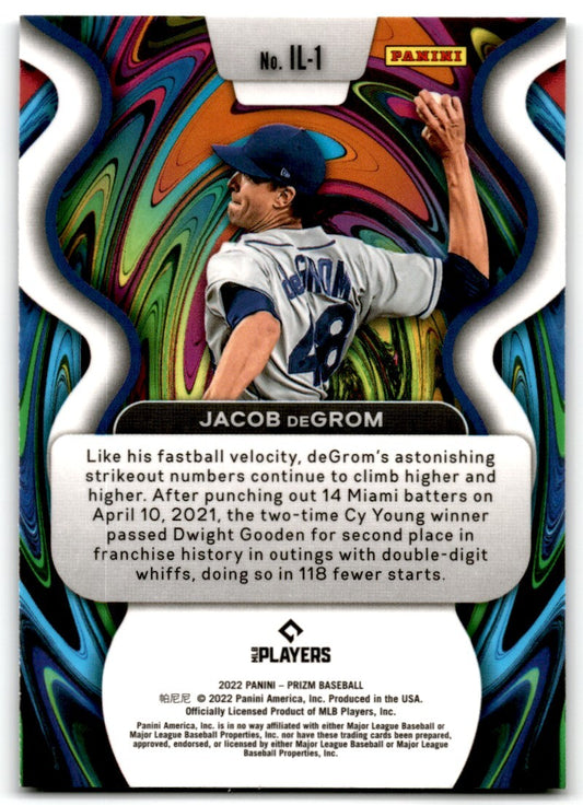 2022 Panini Prizm Illumination Jacob deGrom New York Mets #IL-1