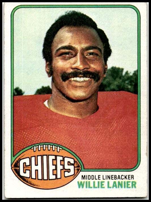 1976 Topps #24 Willie Lanier Kansas City Chiefs
