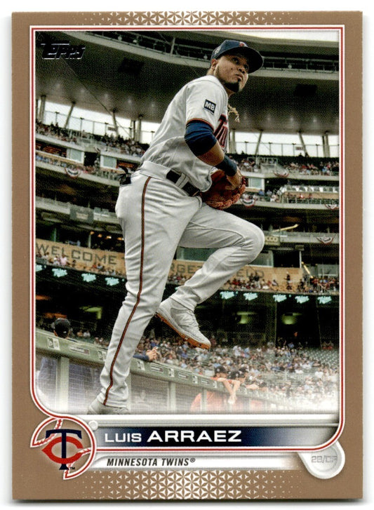 2022 Topps Gold Luis Arraez 2022 283 Minnesota Twins #453