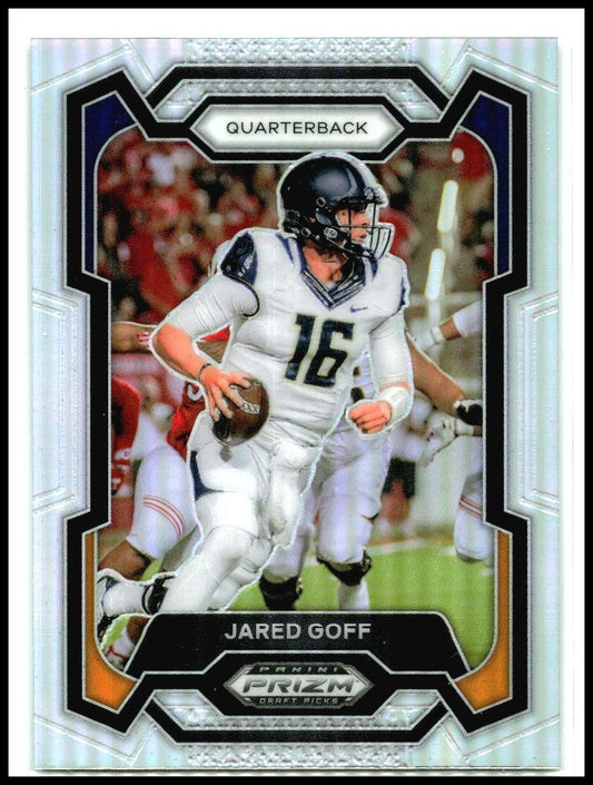 2024 Panini Prizm Draft Picks Silver #71 Jared Goff California Golden Bears