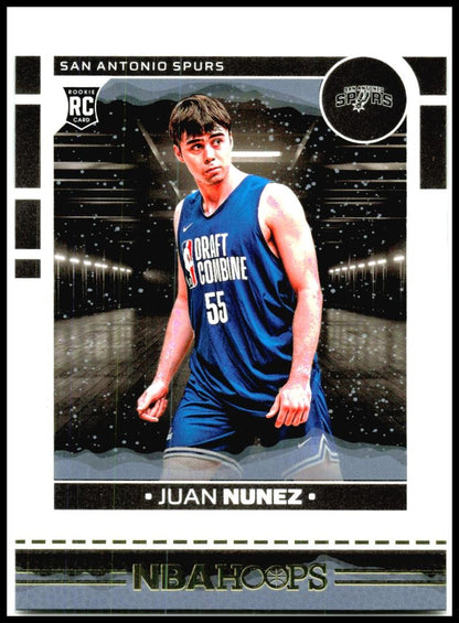 2024-25 Hoops Winter #266 Juan Núñez Rookie San Antonio Spurs