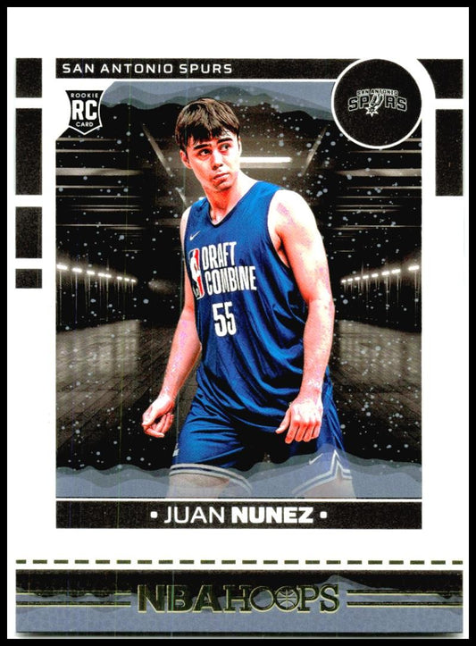 2024-25 Hoops Winter #266 Juan Núñez Rookie San Antonio Spurs