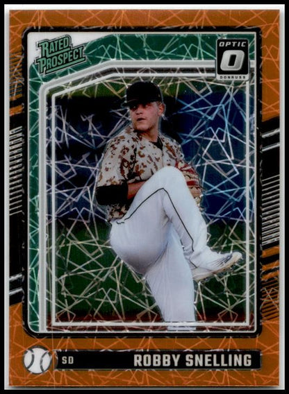 2025 Donruss Optic O #105 Robby Snelling San Diego