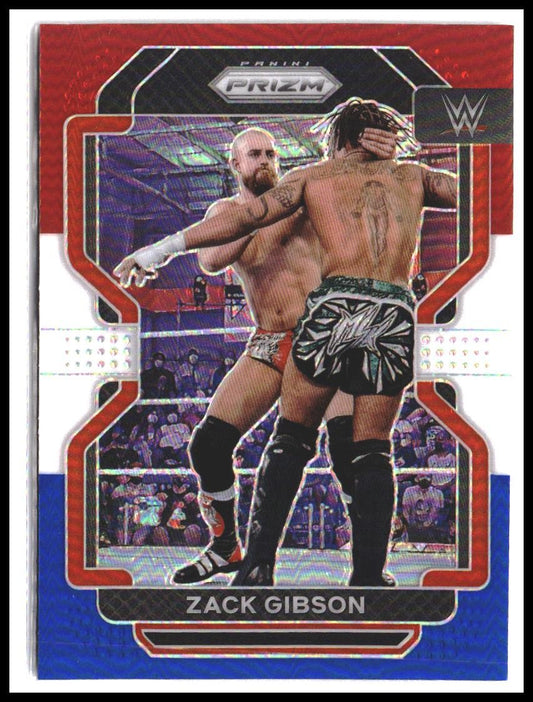 Zack Gibson #167 2022 Panini Prizm WWE Red, White and Blue