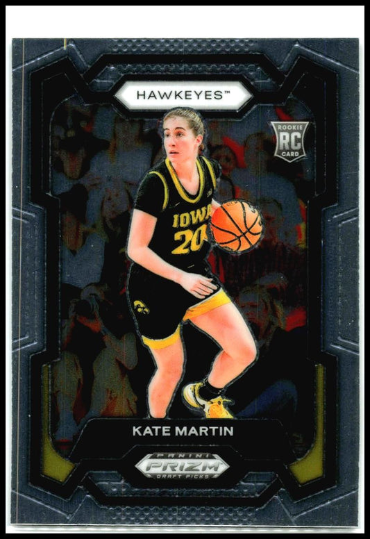 2024 Panini Prizm Draft Picks Prizms Silver #62 Kate Martin Iowa Hawkeyes