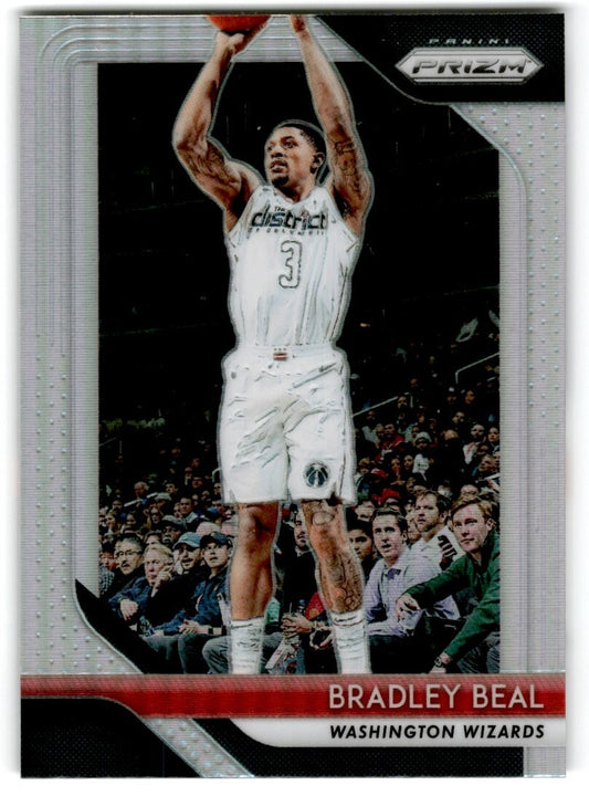2018-19 Panini Prizm Silver Prizm Bradley Beal Washington Wizards #233