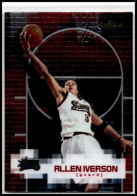 2000-01 Finest #11 Allen Iverson Philadelphia 76ers