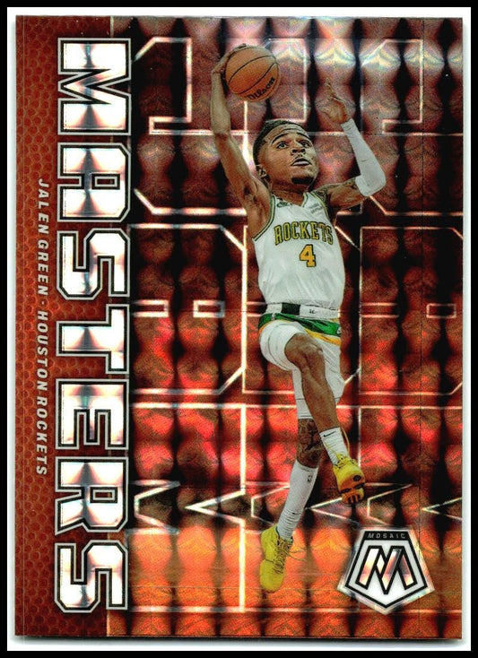 2022-23 Panini Mosaic Jam Masters Mosaic #14 Jalen Green Houston Rockets