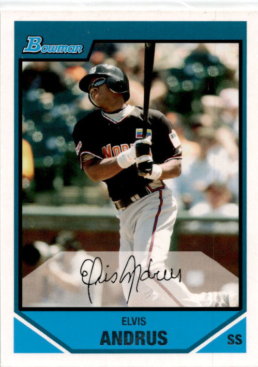 2007 Bowman Draft Picks & Prospects #BDPP86 Elvis Andrus Atlanta Braves