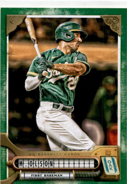 2022 Topps Gypsy Queen Green #98 Matt Olson Oakland Athletics