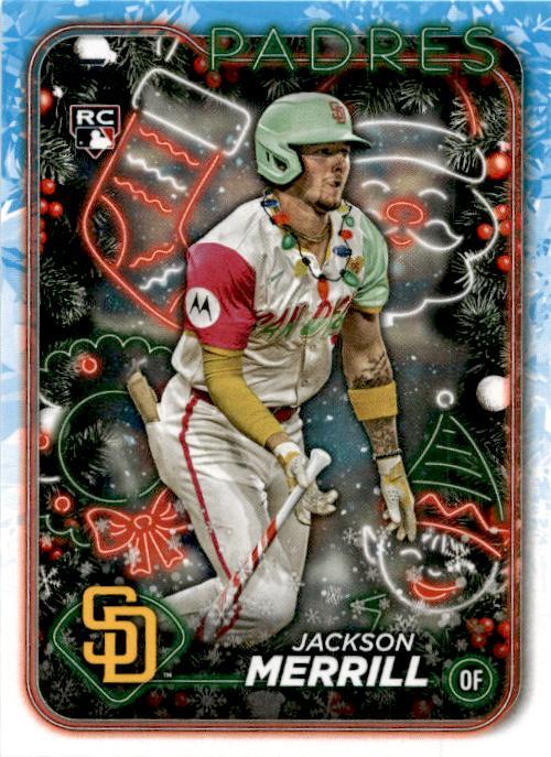 2024 Topps Holiday #H160b Jackson Merrill San Diego Padres