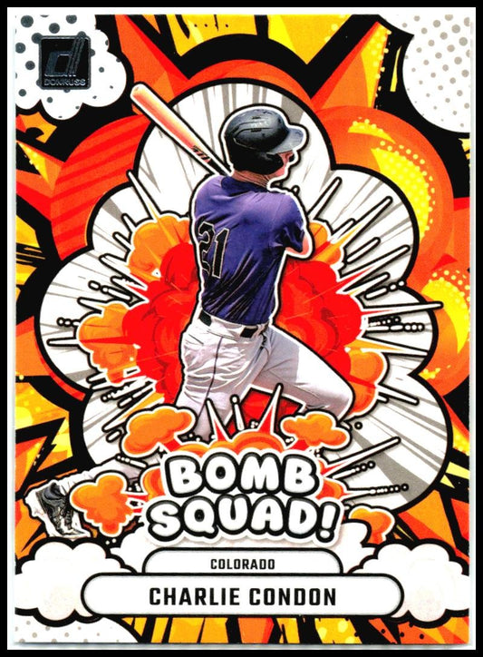 2025 Donruss Bomb Squad #8 Charlie Condon Rockies