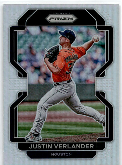 2022 Panini Prizm Silver Prizm #16 Justin Verlander Houston Astros