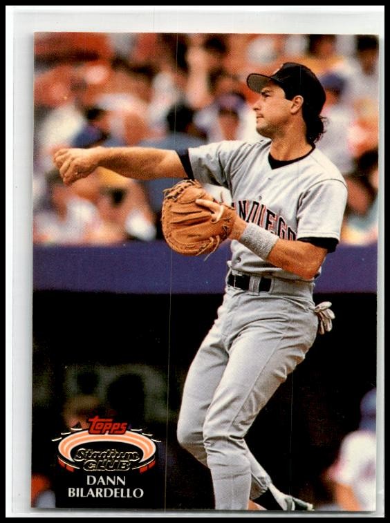 1992 Stadium Club #254 Dann Bilardello San Diego Padres