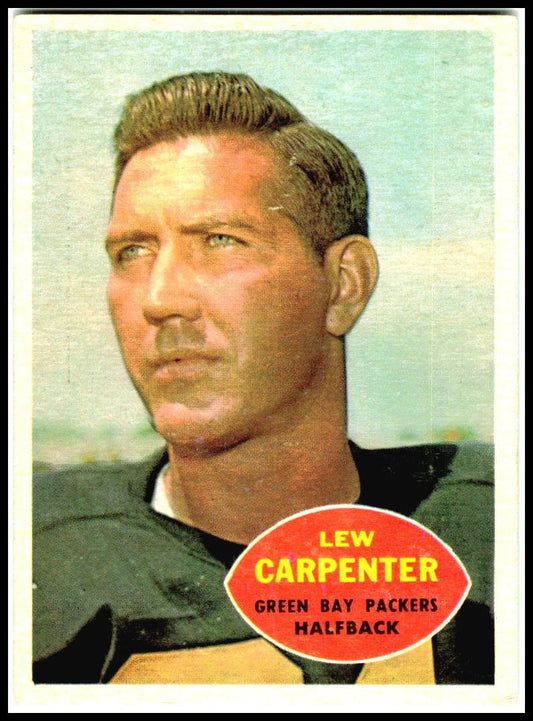 1960 Topps #53 Lew Carpenter Green Bay Packers