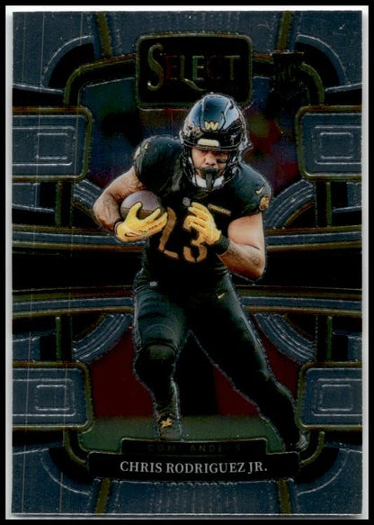 2023 Panini Select #100 Chris Rodriguez Jr. Rookie Washington Commanders