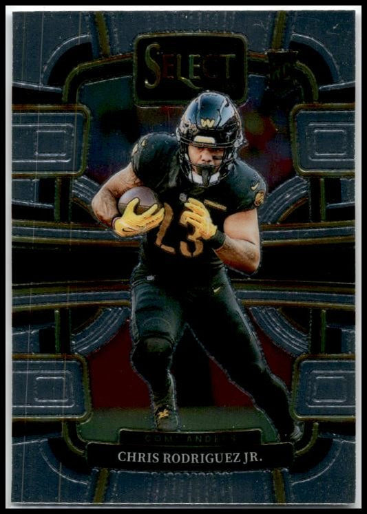 2023 Panini Select #100 Chris Rodriguez Jr. Rookie Washington Commanders