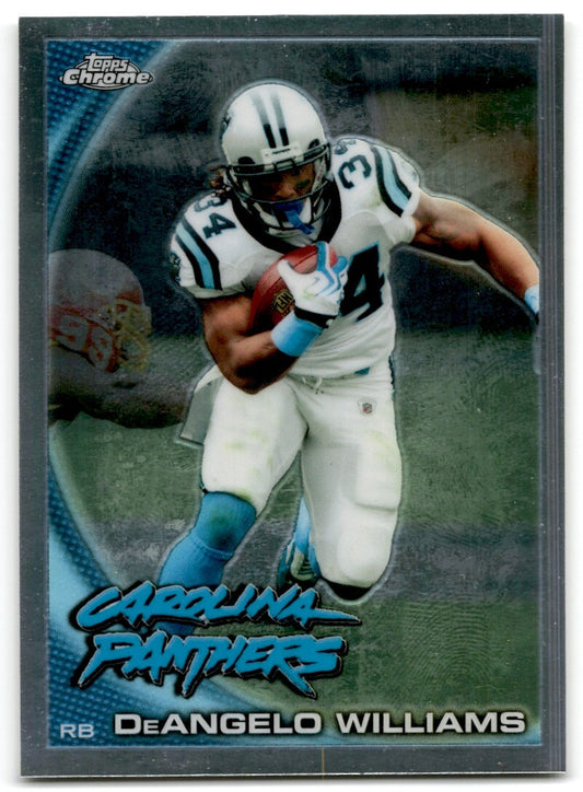 2010 Topps Chrome Refactor DeAngelo Williams Carolina Panthers #C19