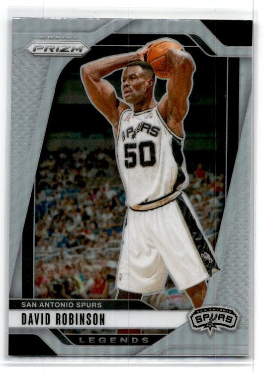 2024-25 Panini Prizm Prizms Silver #288 David Robinson San Antonio Spurs