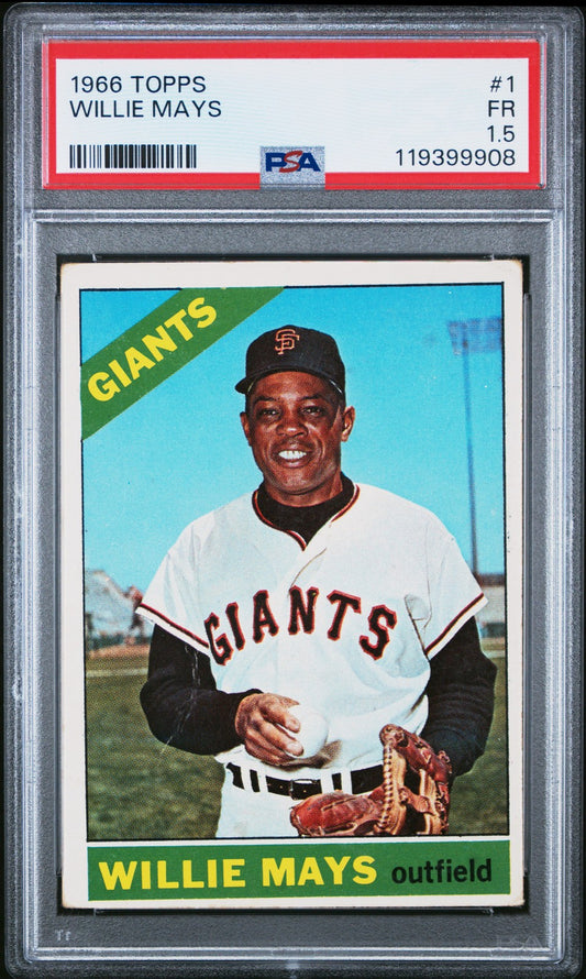 1966 Topps #1 Willie Mays