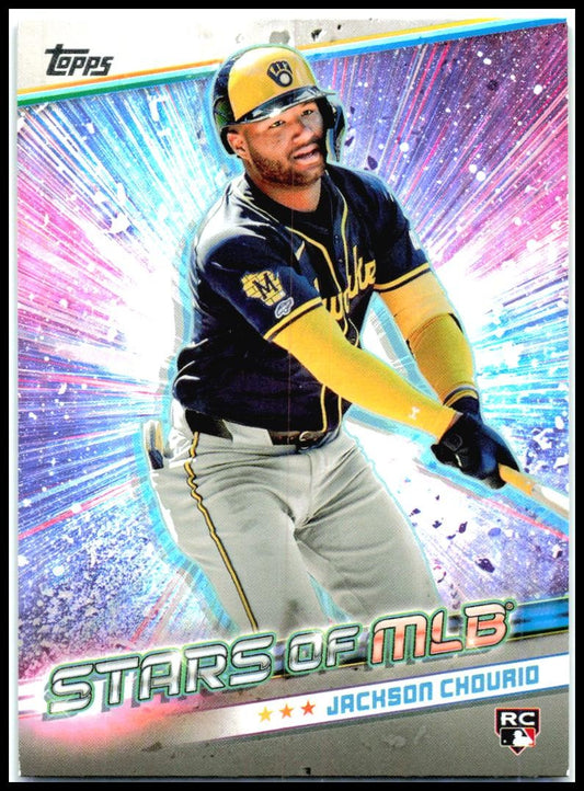 2024 Topps Update Stars of MLB #SMLB-84 Jackson Chourio Milwaukee Brewers