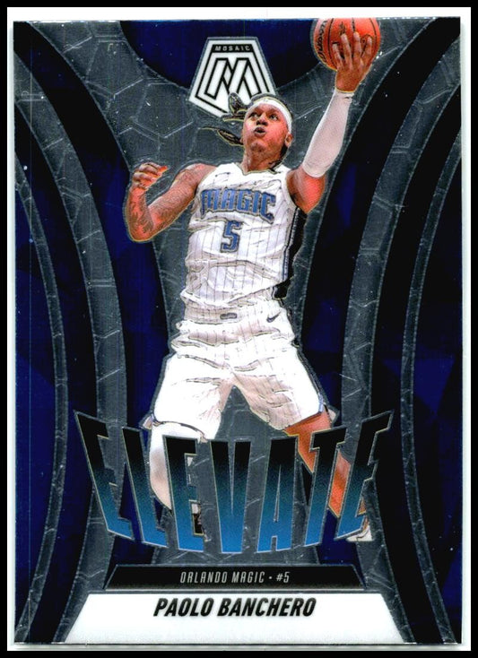 2024-25 Panini Mosaic Elevate Mosaic #10 Paolo Banchero Orlando Magic