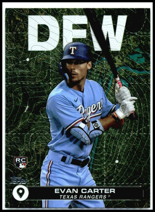 2024 Topps City to City #CTC-16 Evan Carter Texas Rangers