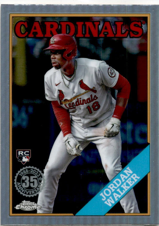 2023 Topps Chrome Update 1988 Topps 35th Anniversary #88CU-18 Jordan Walker