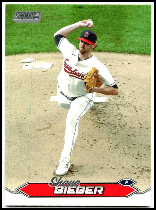 2024 Stadium Club #66 Shane Bieber Cleveland Guardians