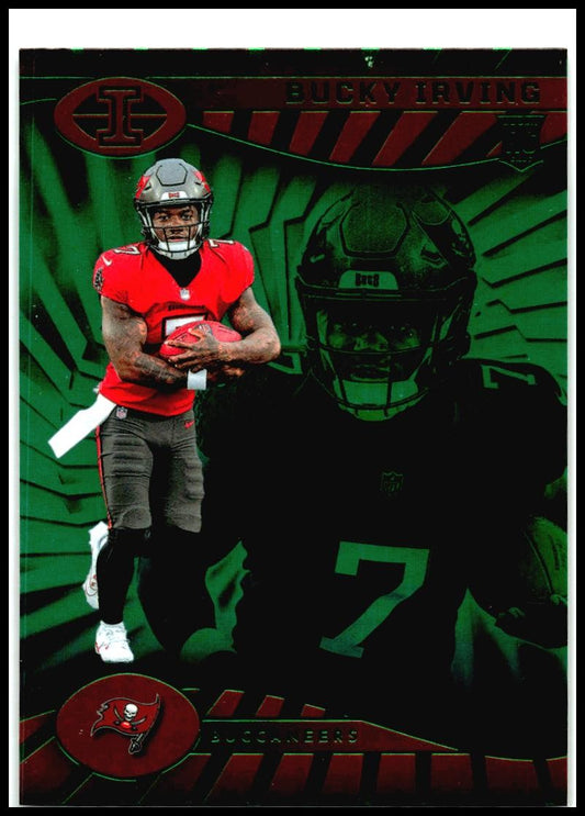 2024 Panini Illusions Emerald Trophy Collection #85 Bucky Irving Tampa Bay
