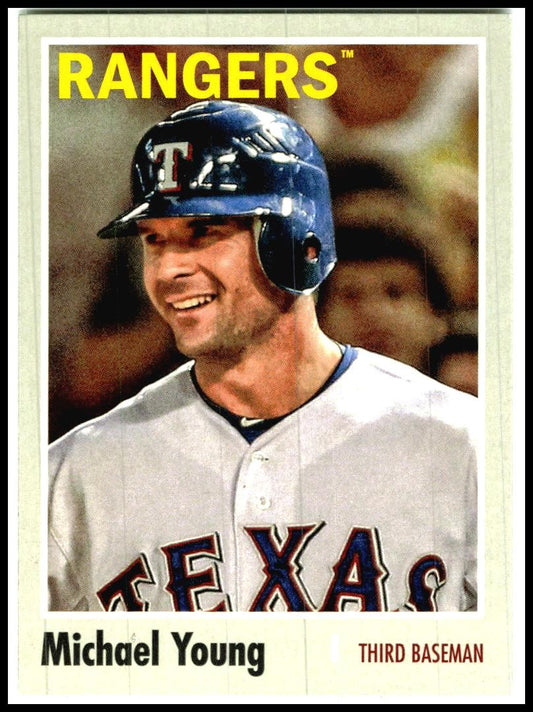 2024 Topps Archives #139 Michael Young Texas Rangers