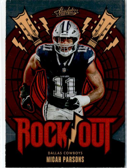 2024 Panini Absolute Rock Out #RO-MPS Micah Parsons Dallas Cowboys