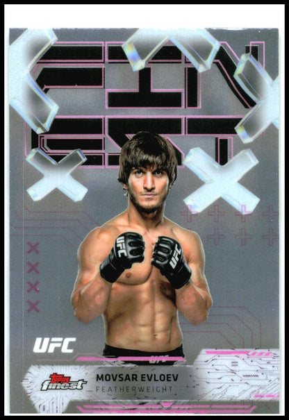 2025 Topps Finest UFC Common #54 Movsar Evloev