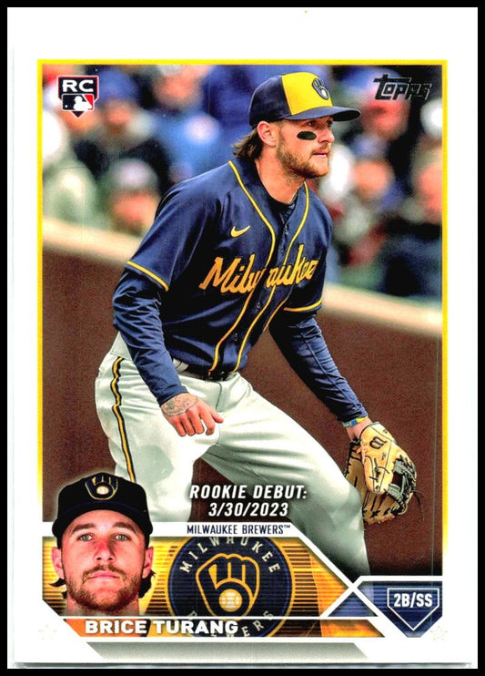 2023 Topps Update #US101 Brice Turang Milwaukee Brewers