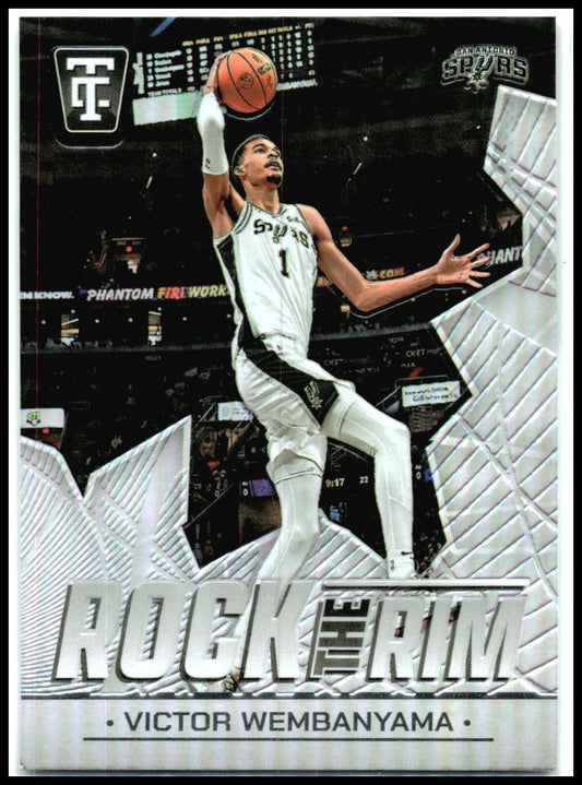 2024-25 Totally Certified Rock the Rim #25 Victor Wembanyama San Antonio Spurs