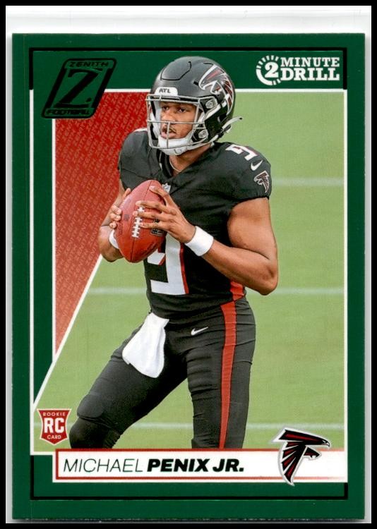 2024 Panini Zenith Two Minute Drill #179 Michael Penix Jr. Rookie Falcons