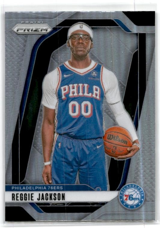 2024-25 Panini Prizm Prizms Silver #162 Reggie Jackson Philadelphia 76ers