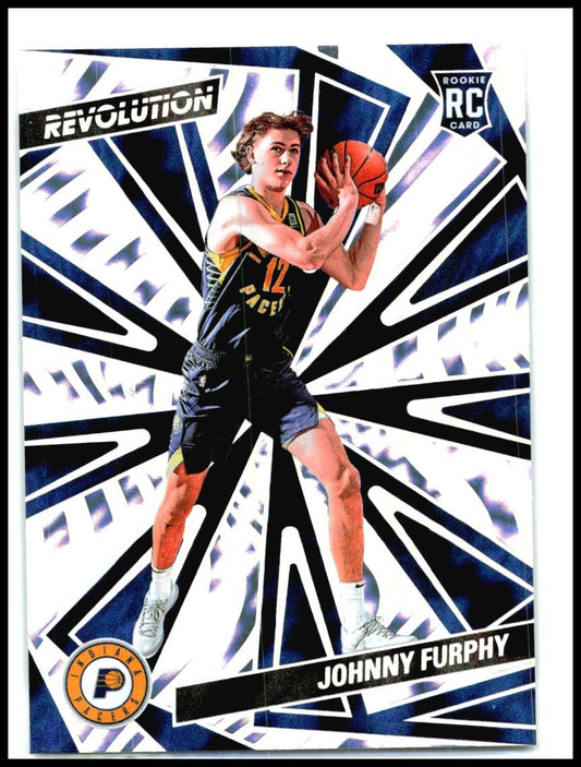 2024-25 Panini Revolution Lightning #112 Johnny Furphy Rookie Pacers