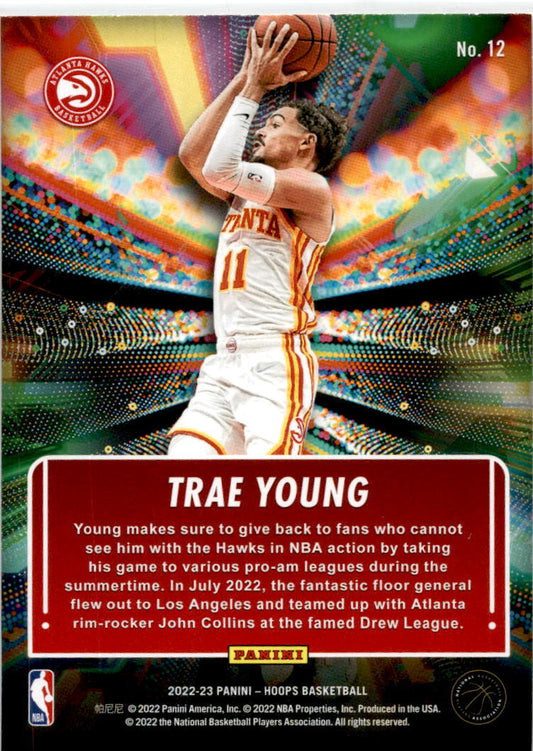 2022 Hoops Hoopla #12 Trae Young Atlanta Hawks