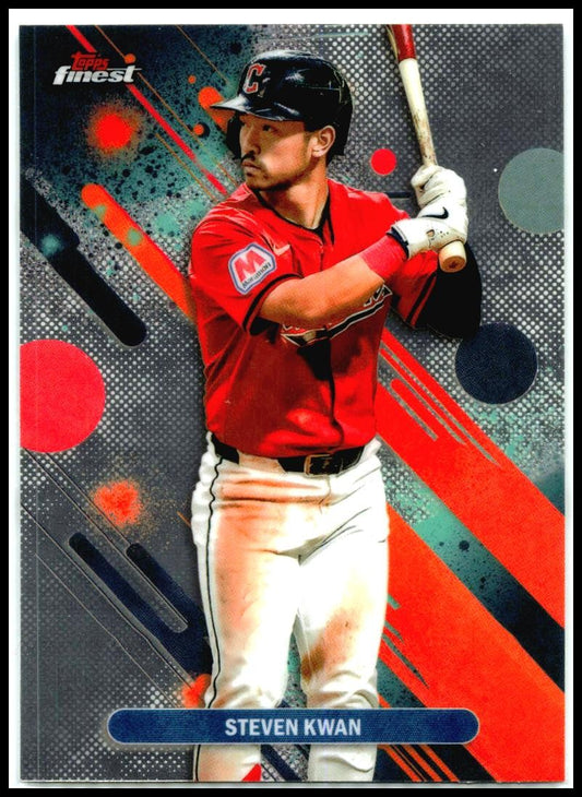 2025 Topps Finest #11 Steven Kwan Cleveland