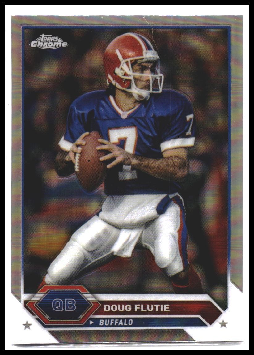 Doug Flutie #35 2023 Topps Composite Topps Chrome Refractor